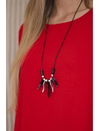 Sada halenky + kalhot s přívěskem červený Sada halenky + kalhot s přívěskem červený