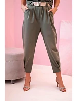 Set vesta + kalhoty světle khaki