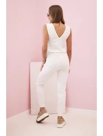 Kombinéza s ozdobným páskem v pase khaki Kombinéza s ozdobným páskem v pase khaki