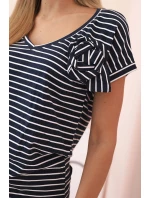 Top dámský bavlněný na ramínkách s výstřihem do V bílá Top dámský bavlněný na ramínkách s výstřihem do V bílá