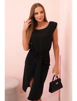 Dámská pruhovaná bavlněná šaty s V výstřihem a knoflíky tmavě mátová