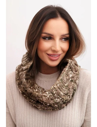 KN15 Dámská čepice s kapucí zelená neonová