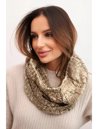 KN15 Dámská čepice s kapucí zelená neonová