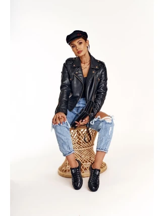 Dámské Kozene Tenisky Big Star Černé V274871