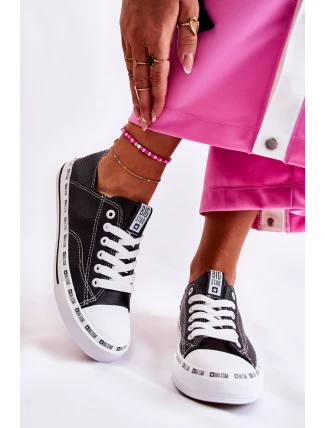 Dámské Tenisky Big Star perforované černé FF274024 Dámské Tenisky Big Star perforované černé FF274024