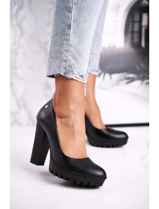 Lodičky Na Podpatku Maciejka 02629-01 černé Lodičky Na Podpatku Maciejka 02629-01 černé