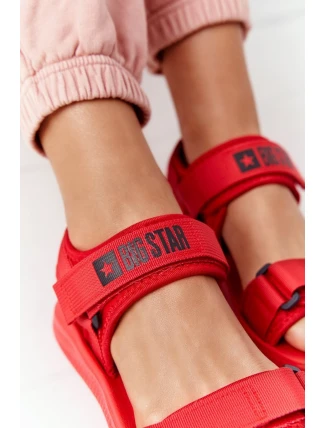 Dámské Sportovní Sandály Big Star HH274A027 červené