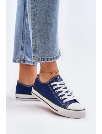 Dámské Klasické Tenisky Tmavě Modré Ecoma