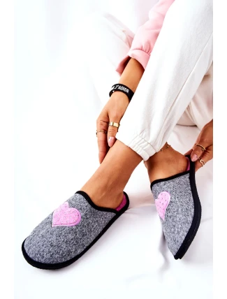 Domácí pantofle Panto Fino II267010 Šedá a růžová