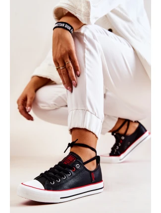 Kožené tenisky BIG STAR JJ274129 Černé