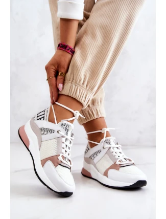 Sportovní Boty Tenisky Na Klínu bílý Lorey Sportovní Boty Tenisky Na Klínu bílý Lorey