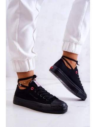 Klasické tenisky Cross Jeans JJ2R4019C černá Klasické tenisky Cross Jeans JJ2R4019C černá
