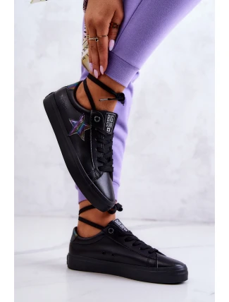 Kožené tenisky Star Big Star JJ274243 Black