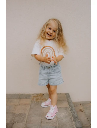 Dětské vysoké tenisky Pink Mona