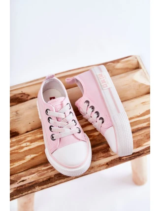 Dětské látkové tenisky BIG STAR KK374072 Růžová