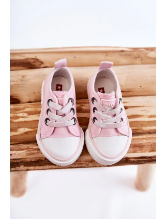 Dětské látkové tenisky BIG STAR KK374052 Růžová