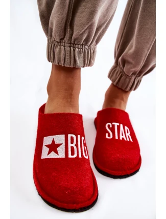 Domácí pantofle Big Star KK276022 Červená Domácí pantofle Big Star KK276022 Červená