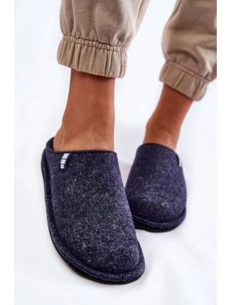 Klasické dámské pantofle Big Star KK276013 Námořnická modrá Klasické dámské pantofle Big Star KK276013 Námořnická modrá