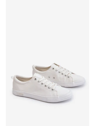 Dámské hladké nízké tenisky Big Star LL274058 Bílé