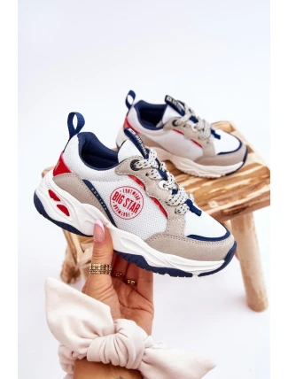 Dětská sportovní obuv Memory Foam System Big Star JJ374269 Bíle Dětská sportovní obuv Memory Foam System Big Star JJ374269 Bíle