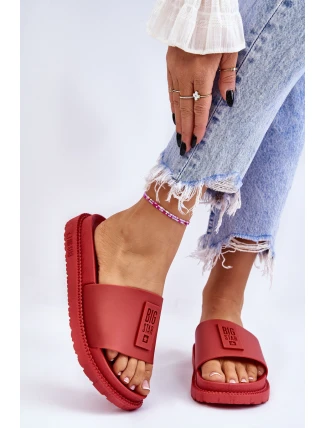 Dámské pantofle Big Star LL274430 červené