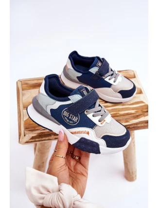Dětské tenisky Memory Foam System Big Star LL374225 Námořnická modrá Dětské tenisky Memory Foam System Big Star LL374225 Námořnická modrá