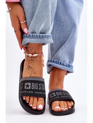 Dámské pantofle Big Star Light LL274732 Černá