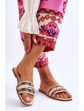 Klasické ploché podpatky Béžové Marlene