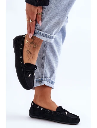 Dámské semišové mokasíny černé Si Passione Dámské semišové mokasíny černé Si Passione