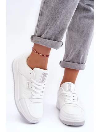 Dámské Sportovní Boty Sneakersy Big Star MM274354 Bílé Dámské Sportovní Boty Sneakersy Big Star MM274354 Bílé