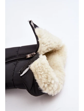 Dámské zateplené sněhule Progress PROGJ-22-136 Černé