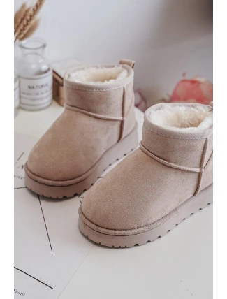 Dětské zimní boty s polstrováním Bežové Nallita Dětské zimní boty s polstrováním Bežové Nallita