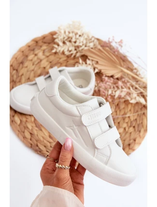 Dětské Tenisky Na Suchý Zips Big Star NN374007 Bílé