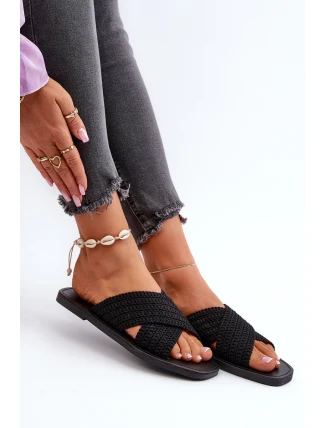 Dámské žabky Big Star NN274077 černé