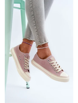 Nízké dámské tenisky Big Star NN274270 Růžové