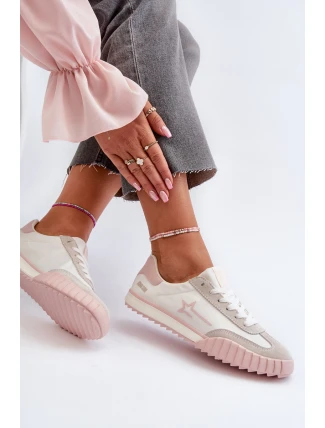 Nízké dámské tenisky Big Star NN274868 růžové