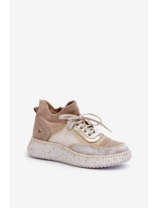 Dámské semišové polobotky Maciejka 06405-04 Beige Dámské semišové polobotky Maciejka 06405-04 Beige