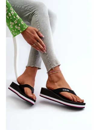 Dámské žabky na klínku Big Star JJ274A333 Bílá