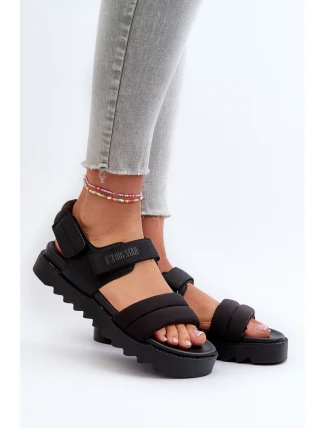 Dámské sandály na platformě Big Star NN274750 černé