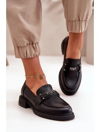 Elegantní Dámské Mokasiny Z Přírodní Kůže Černé Vinceza 91114 Elegantní Dámské Mokasiny Z Přírodní Kůže Černé Vinceza 91114