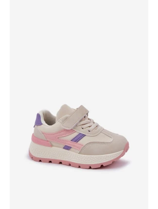 Dětské Tenisky Na Suchý Zip Růžové Savilia