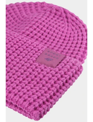 Dívčí zimní čepice 4F 4FJWAW24ACAPF414-54S Růžová