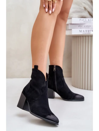 Dámské semišové teplé boty Černe Wenche