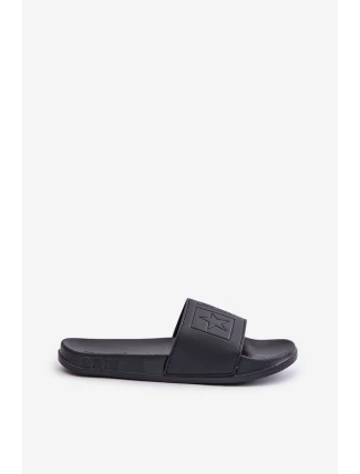 Lehké Pánské Žabky S Logem Big Star OO174030 Černé