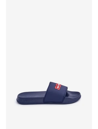 Pánské sandály s logem Big Star OO174029 tmavě modré