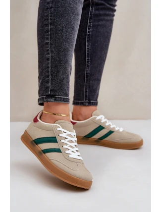Dámské Nízké Tenisky Béžové Ennorwen