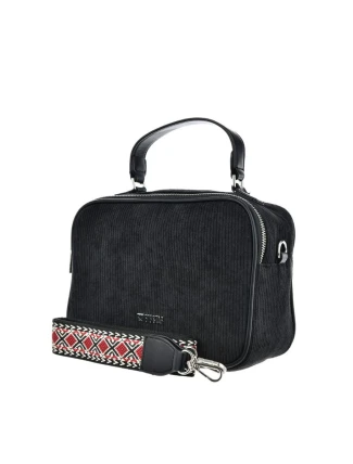 Sametová Taška Big Star OO574083 Černá