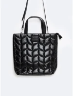 Prošívaná Shopper taška Big Star OO574001 Černá