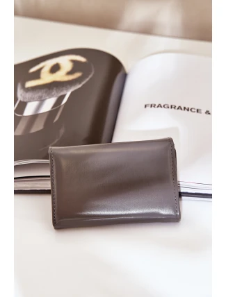 Lakovaný Dámský Peněženka Tmavě Šedý Rahner