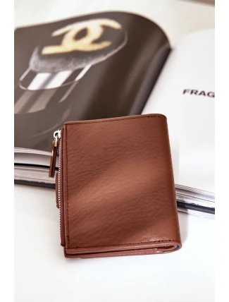 Dámská peněženka z eko kůže hnědá Jezorea